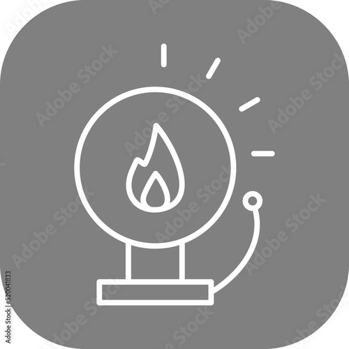 Unique Fire Alert Vector Icon