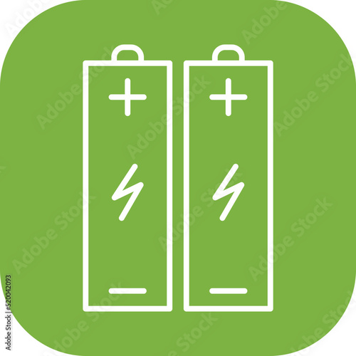 Batteries Vector Icon