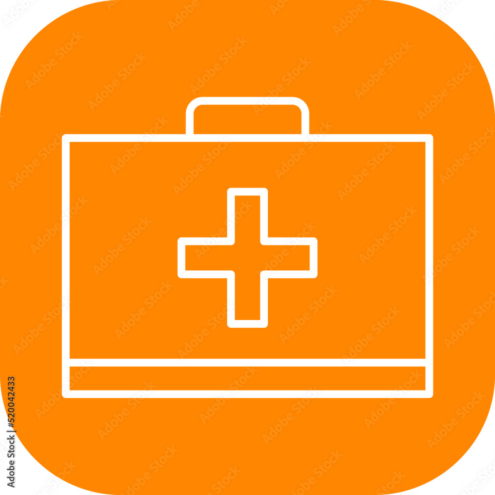 Fototapeta premium Unique First Aid Vector Icon