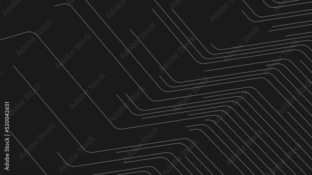 Dark grey minimal curved lines abstract futuristic tech background ...