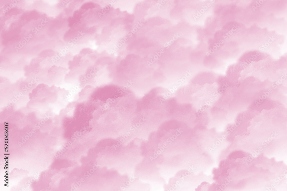 abstract watercolor pink clouds for background