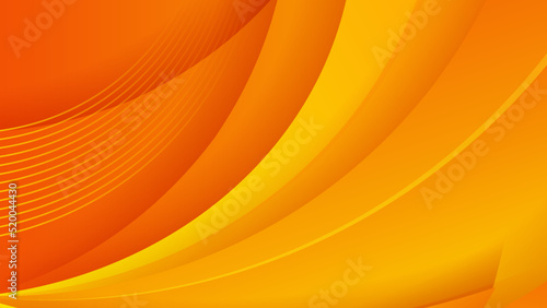 Modern orange and yellow gradient abstract background. Design for poster, template on web, backdrop, banner, brochure, website, flyer, landing page, presentation, certificate, and webinar