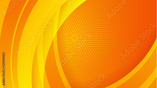 Modern orange and yellow gradient abstract background. Design for poster, template on web, backdrop, banner, brochure, website, flyer, landing page, presentation, certificate, and webinar