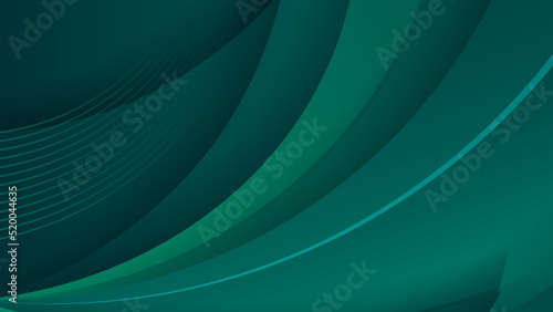 Modern dark green abstract geometric background wallpaper design. Design for poster, template on web, backdrop, banner, brochure, website, flyer, landing page, presentation, certificate, and webinar