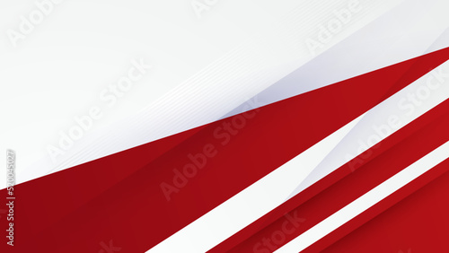 Free Download Modern geometric abstract red and white background - GFXLoad