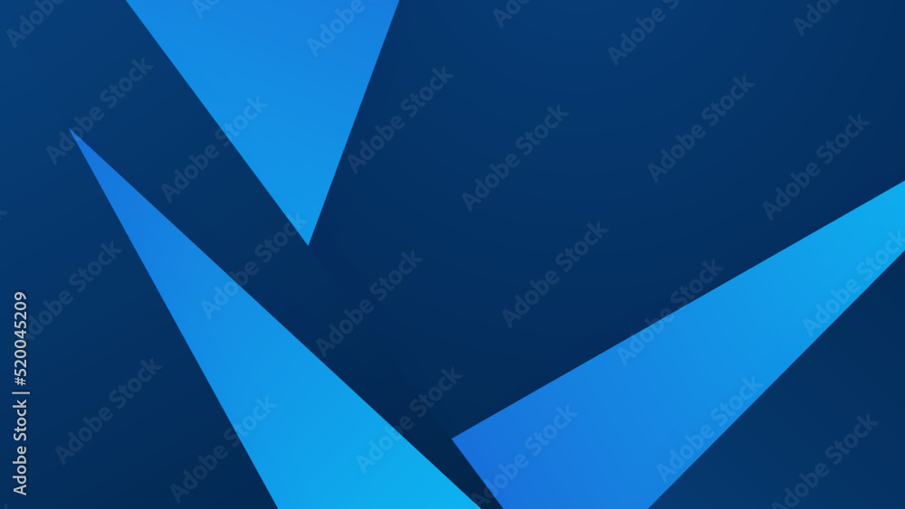 Modern simple shape blue design background