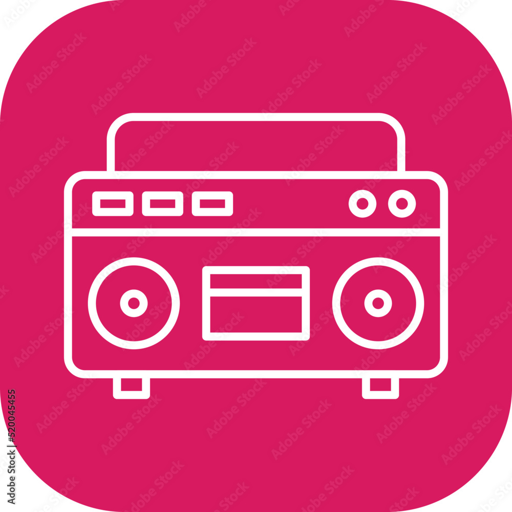 Casette Player Icon Casette Player Icon