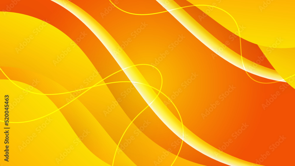 Modern orange and yellow gradient abstract background. Design for ...