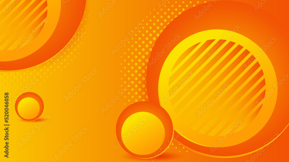 Modern orange and yellow gradient abstract background. Design for ...