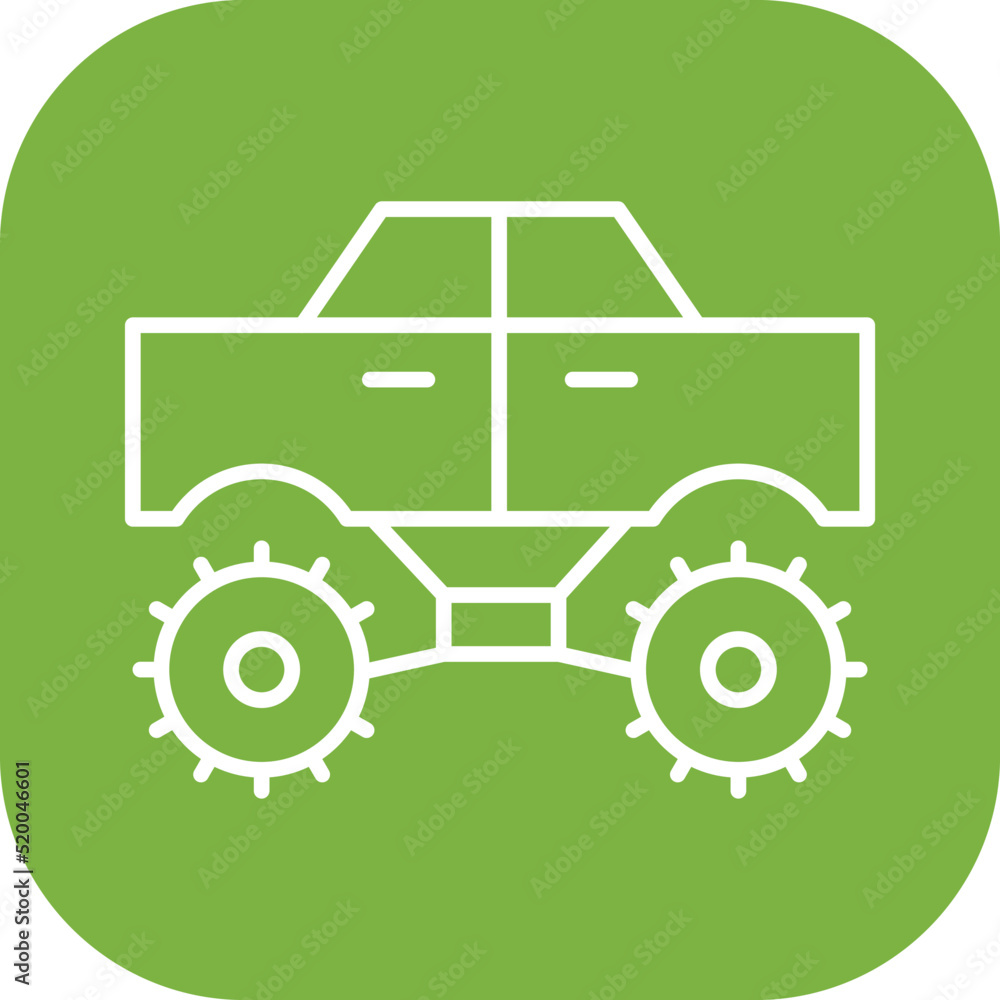 Obraz premium Monster Truck Icon