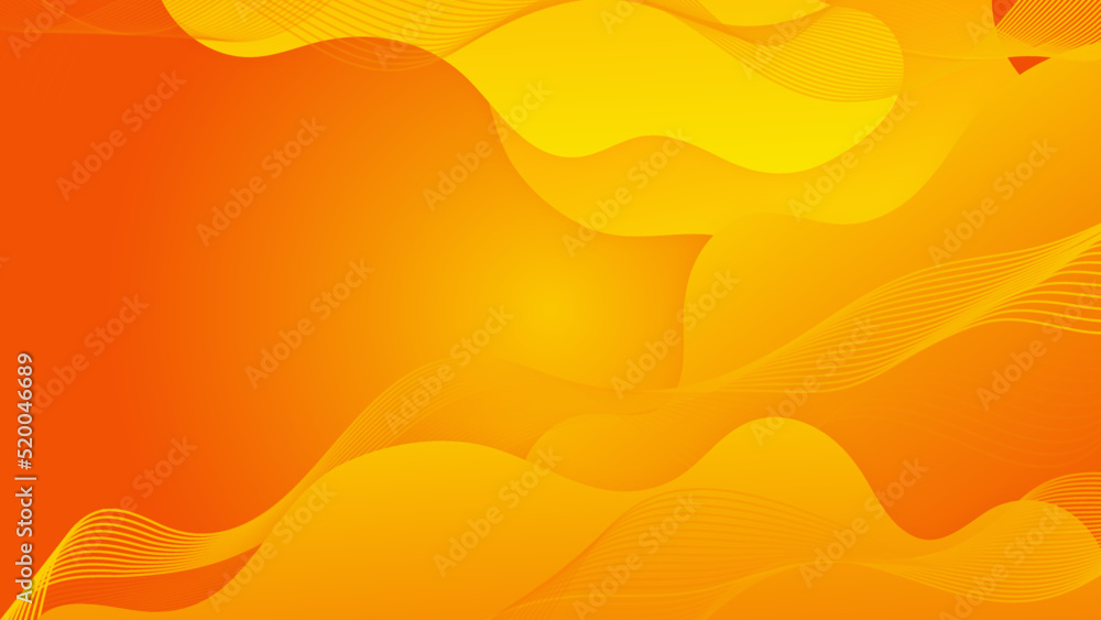 Modern orange and yellow gradient abstract background. Design for ...