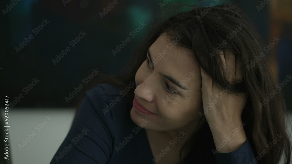 Woman having a breakthrough idea. Person feeling cathartic release eureka moment. Girl feeling emotionally free Woman having a breakthrough idea. Person feeling cathartic release eureka moment. Girl feeling emotionally free