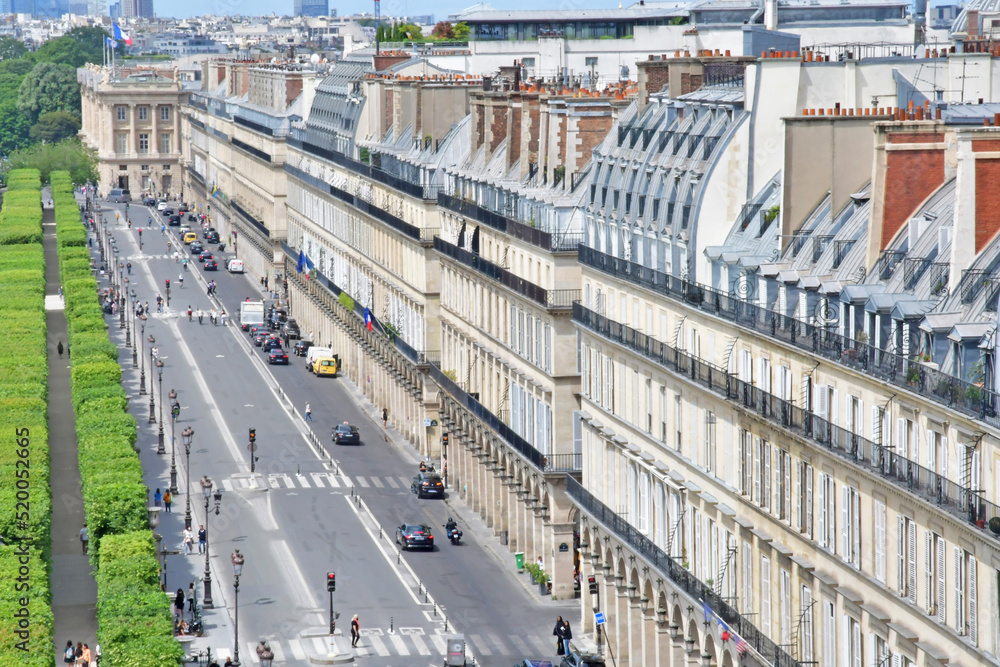 Paris; France - may 31 2022 : Rivoli street