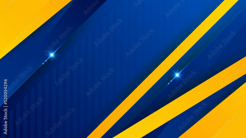 Abstract blue and yellow background. Design for poster, template on web, backdrop, banner, brochure, website, flyer, landing page, presentation, certificate, and webinar Abstract blue and yellow background. Design for poster, template on web, backdrop, banner, brochure, website, flyer, landing page, presentation, certificate, and webinar