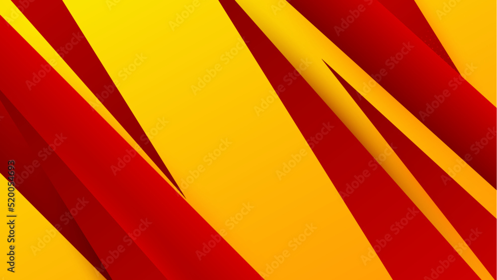 Abstract red and yellow background. Design for poster, template on web ...
