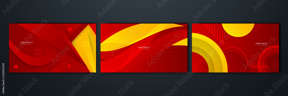 Abstract red and yellow background. Design for poster, template on web, backdrop, banner, brochure, website, flyer, landing page, presentation, certificate, and webinar Abstract red and yellow background. Design for poster, template on web, backdrop, banner, brochure, website, flyer, landing page, presentation, certificate, and webinar