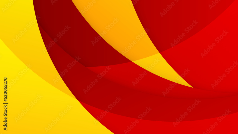 Abstract red and yellow background. Design for poster, template on web ...