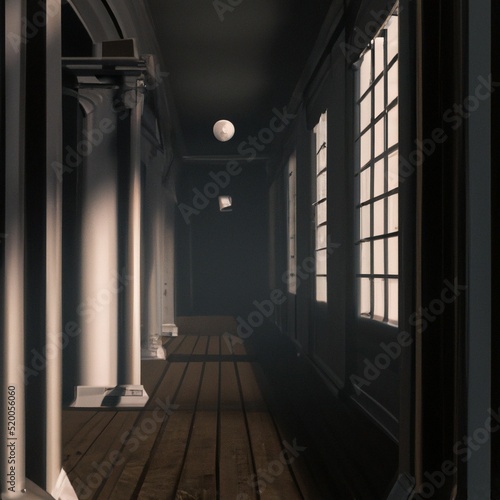 Dark Scary Corridor