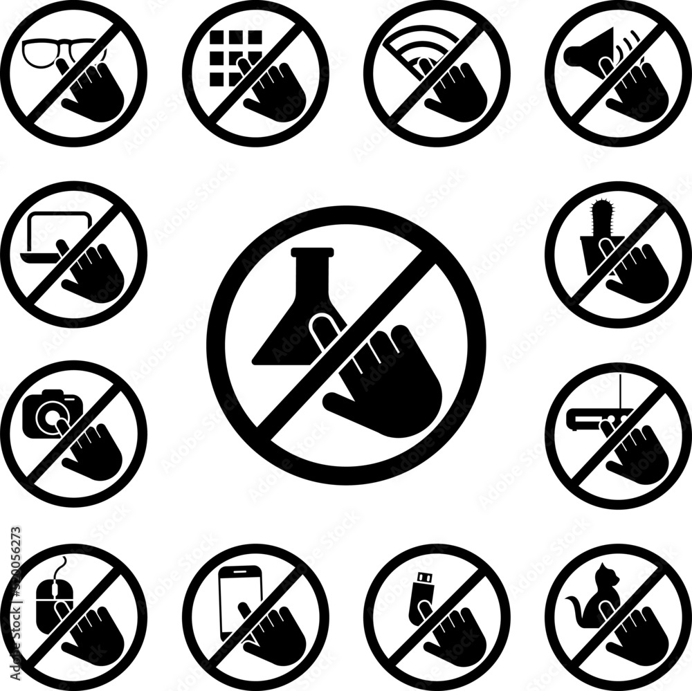 do not touch the chemical icon in a collection with other items do not touch the chemical icon in a collection with other items