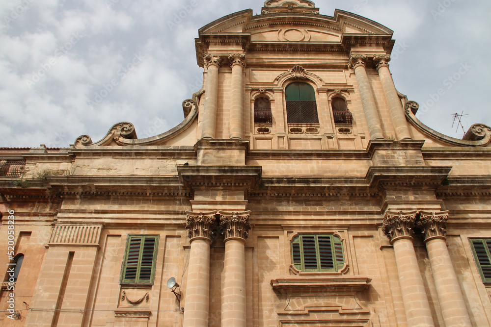 baroque church (Collegio di Maria Addolorata) in ragusa in sicily (italy) baroque church (Collegio di Maria Addolorata) in ragusa in sicily (italy)