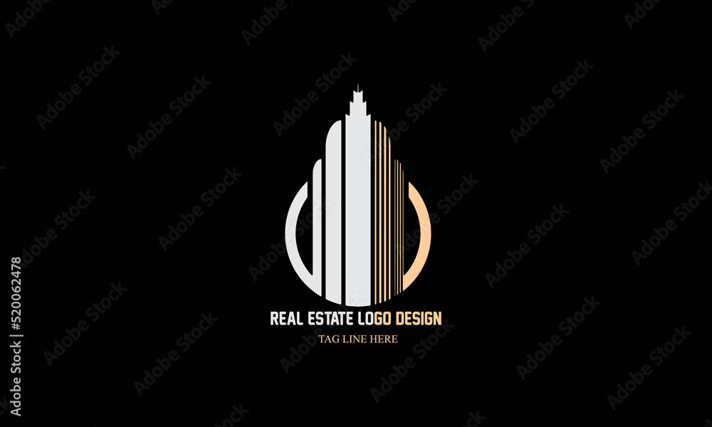 Creative and Ilegant abstract illustration Logo design vector.
