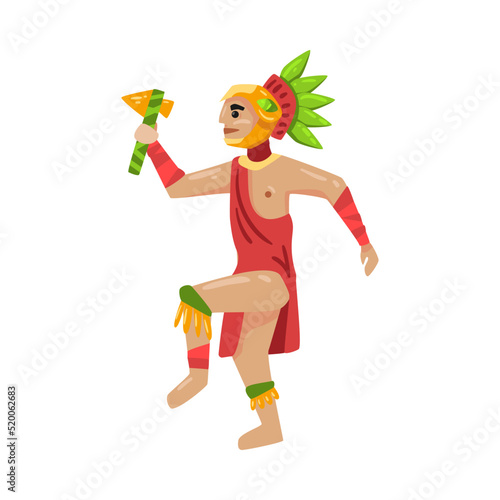 Maya Costume Man Composition