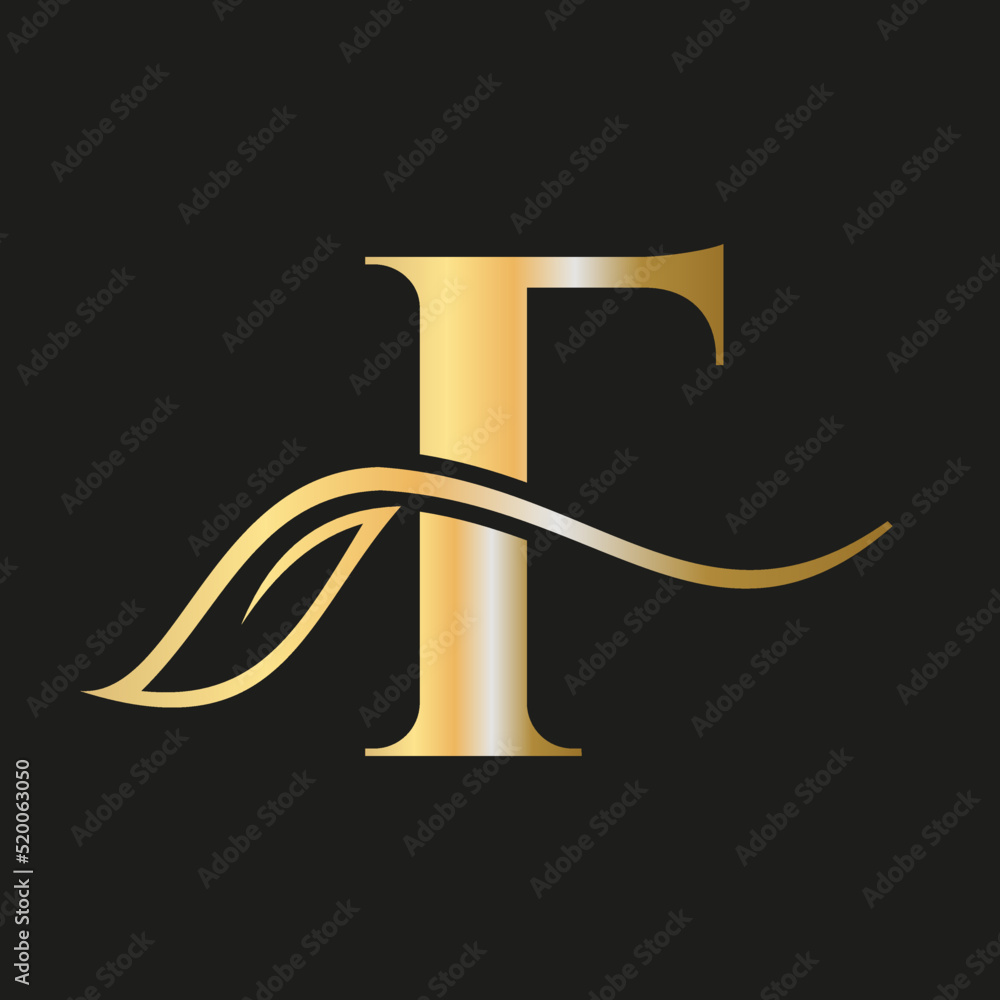 Letter F Beauty Flower Luxury Logo with Creative Concept Elegant, Beauty, Salon, Spa, Fashion and Yoga Sign Vector Template Letter F Beauty Flower Luxury Logo with Creative Concept Elegant, Beauty, Salon, Spa, Fashion and Yoga Sign Vector Template