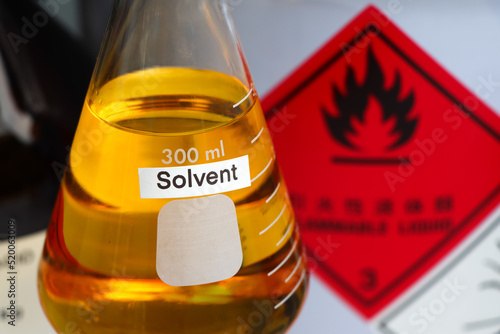solvent , a chemical used in laboratory or industry photo
