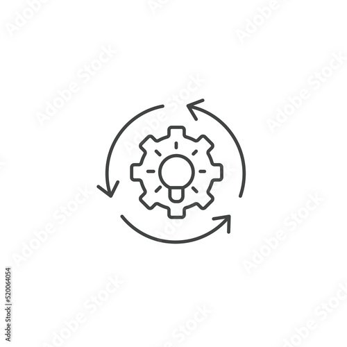 implementation icons  symbol vector elements for infographic web