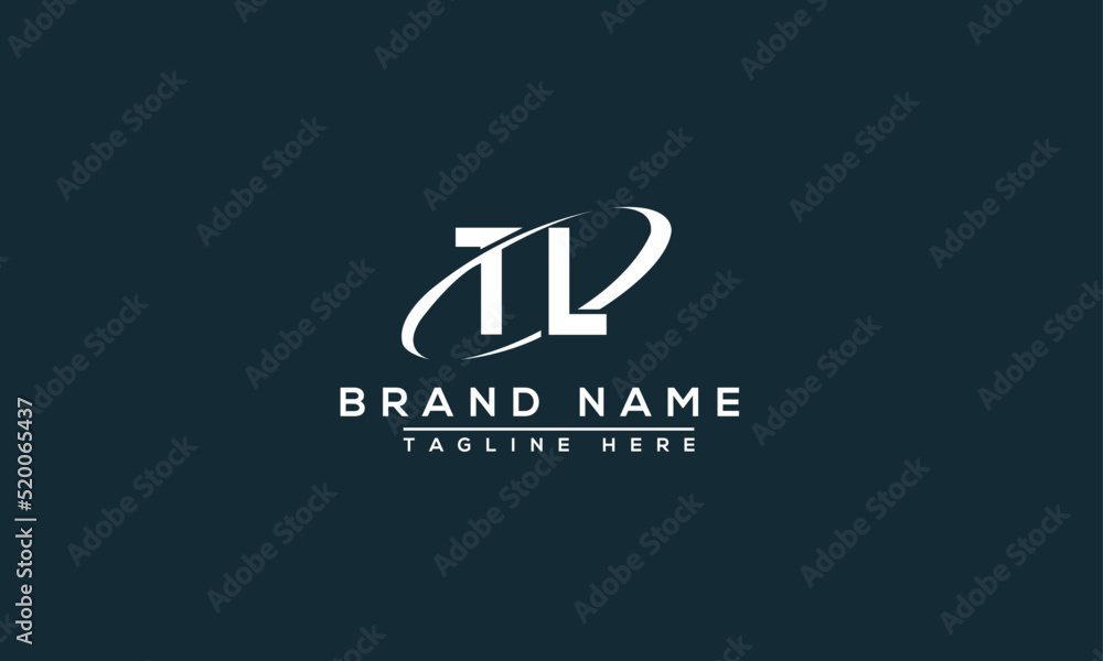 Logo design letter TL. Elegant modern. Vector template. Stock Vector ...