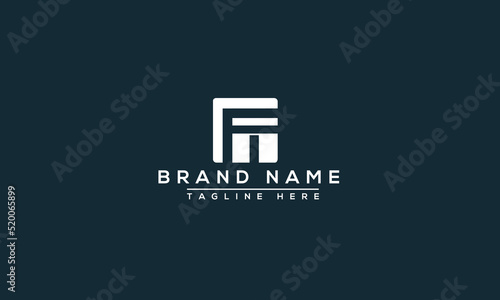 Logo design letter FM . Elegant modern. Vector template.