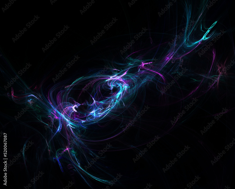 Naklejka premium Cosmic Colors Energy Abstract