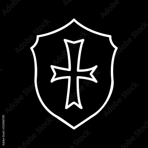 Unique Sheild Vector Icon