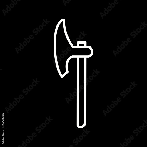Unique Axe Vector Icon