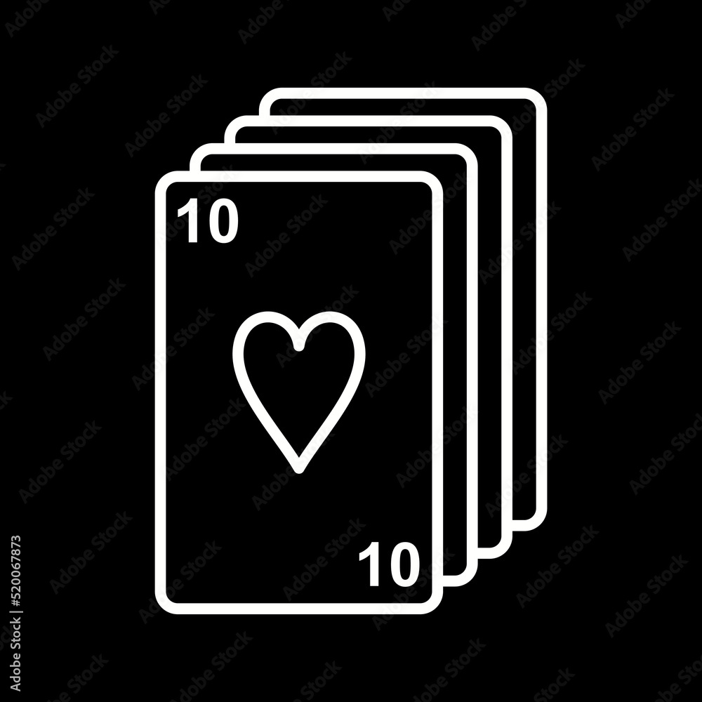 Deck of Cards Vector Icon Deck of Cards Vector Icon