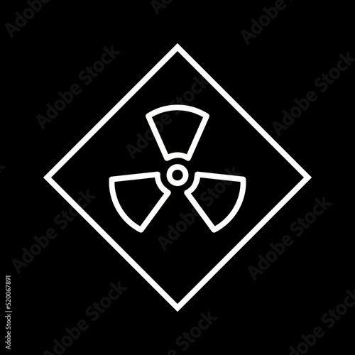 Radiation Vector Icon