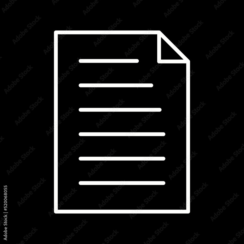 Unique Document Vector Icon Unique Document Vector Icon