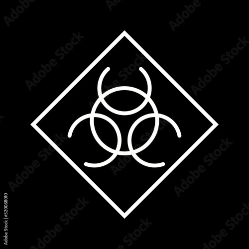 Biological Hazard Vector Icon