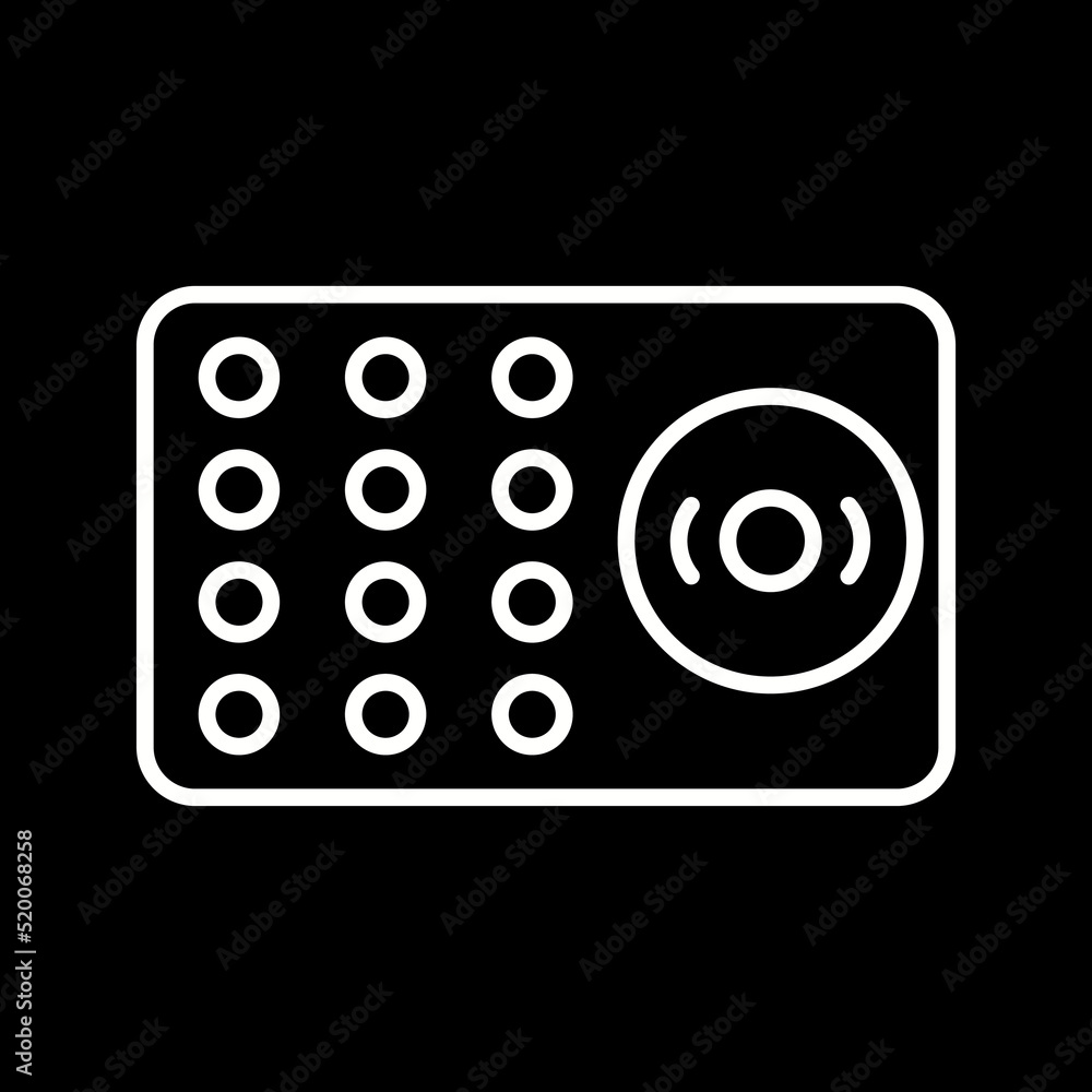 Unique Ring Alarm Vector Icon Unique Ring Alarm Vector Icon