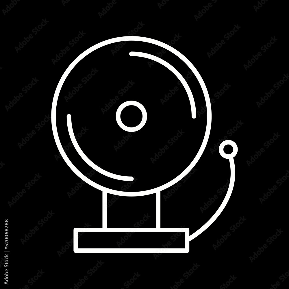 Unique Fire Alarm Vector Icon Unique Fire Alarm Vector Icon
