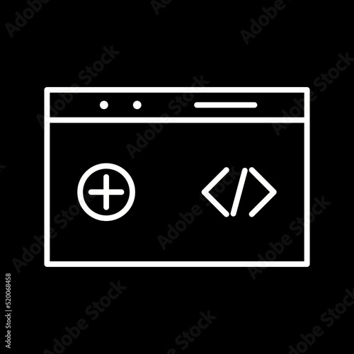 Unique Clean Code Vector Icon