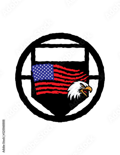 insignia o logo de tropa para bordado, estampado o sublimación.