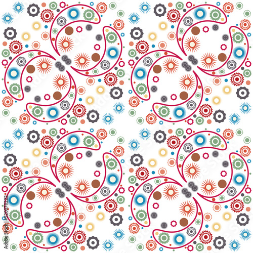Seamless pattern in rustic ...