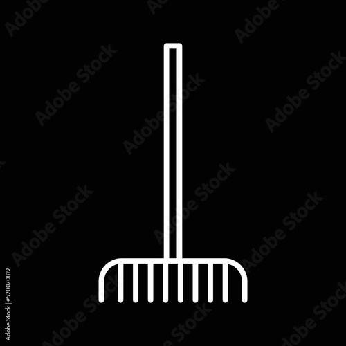 Fork picking leaves Icon