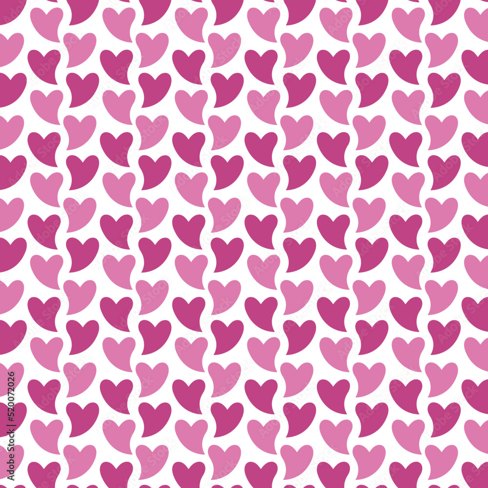 Pink heart pattern. Heart background Pink heart pattern. Heart background