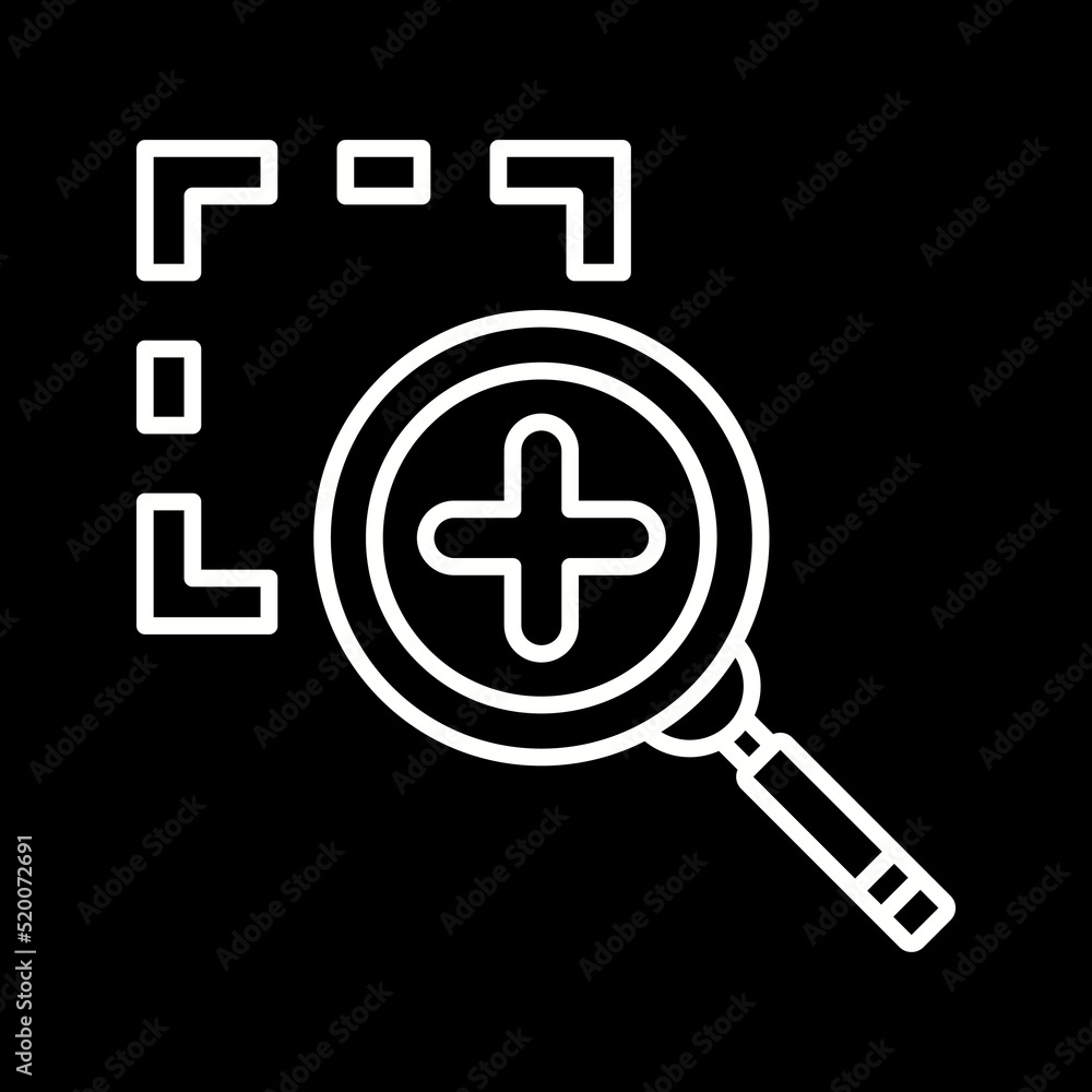 Fototapeta premium Zoom In Icon