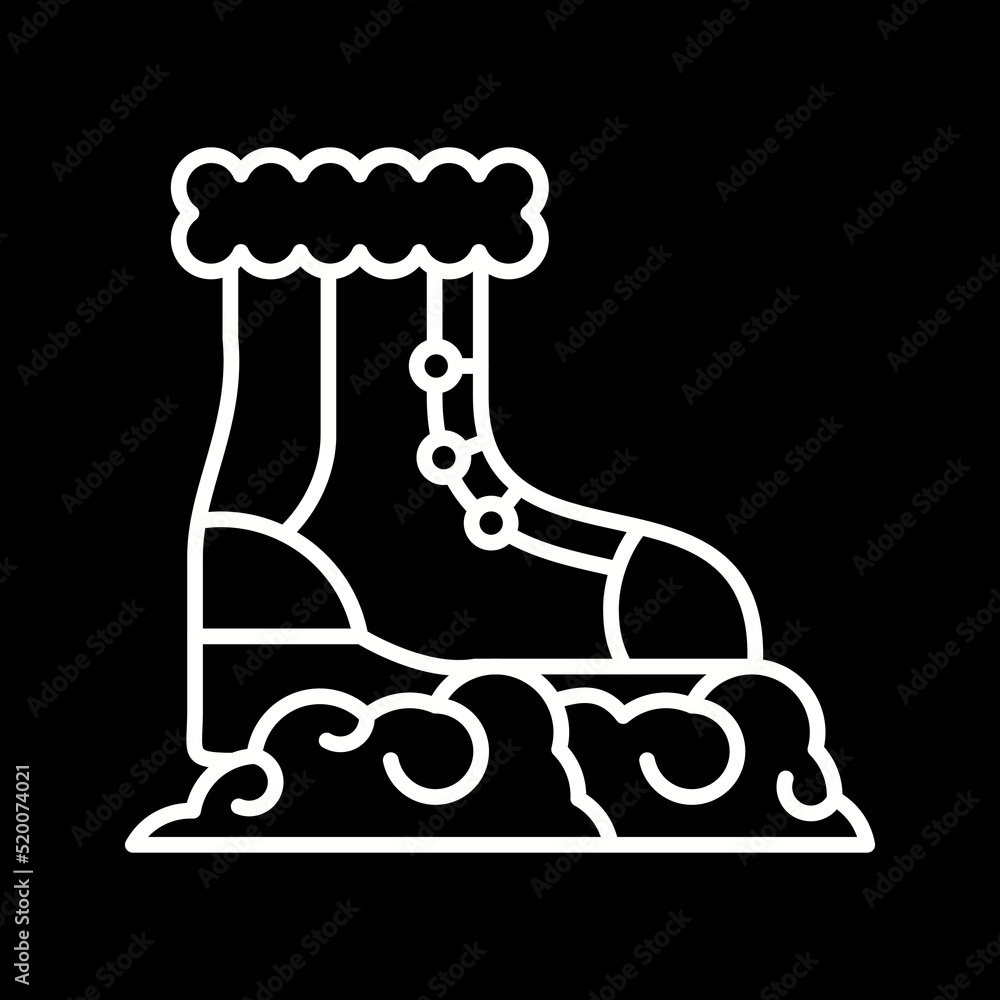 Naklejka premium Snow Boots Icon