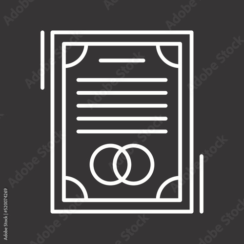 Wedding Contract Icon