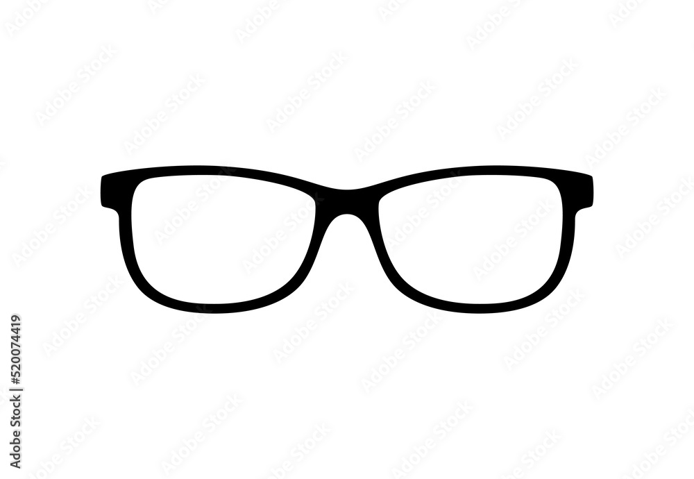Glasses isolated on white background Glasses isolated on white background