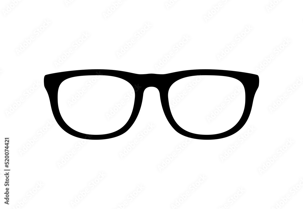 Glasses isolated on white background Glasses isolated on white background